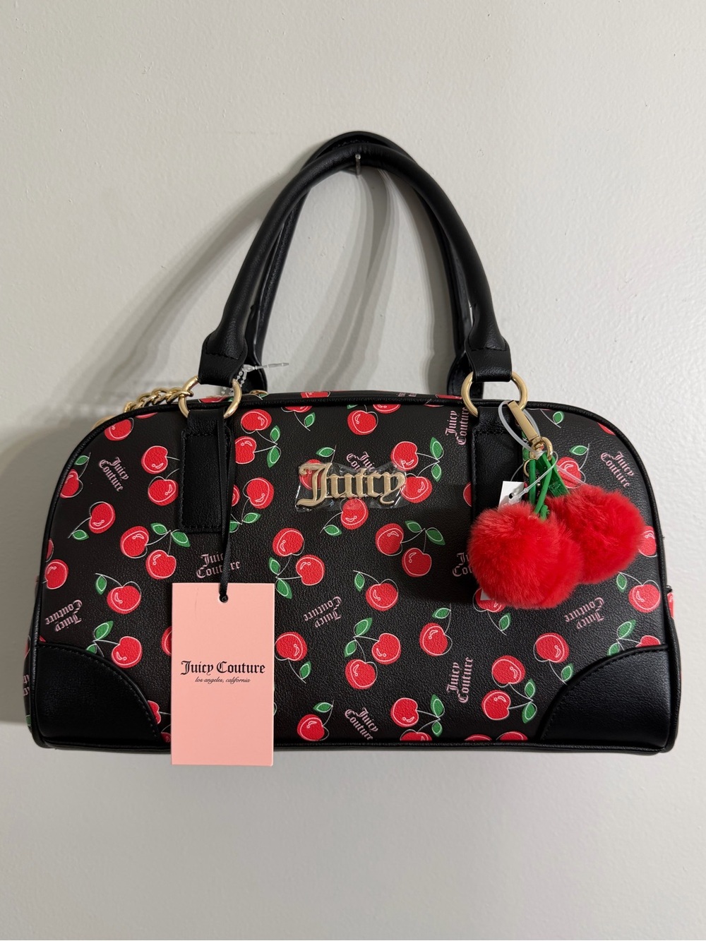 Juicy Couture "Cherry Girl" Bowler Satchel